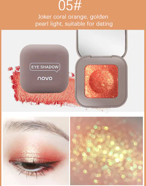 New Fingertip Eyeshadow Palette - Long-lasting Sparkle