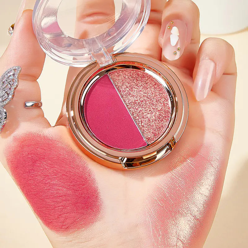 JADED Matte Gold Two-Color Eyeshadow Palette (Fashion)