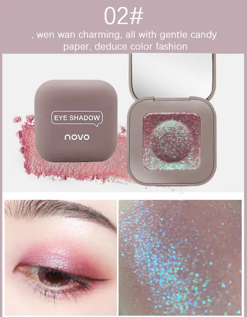 New Fingertip Eyeshadow Palette - Long-lasting Sparkle