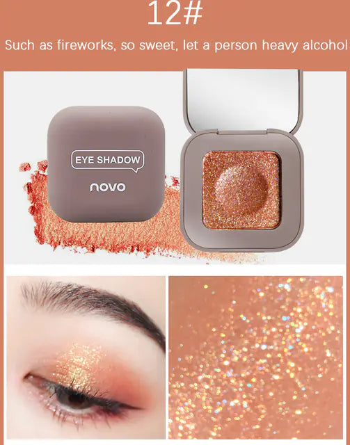 New Fingertip Eyeshadow Palette - Long-lasting Sparkle