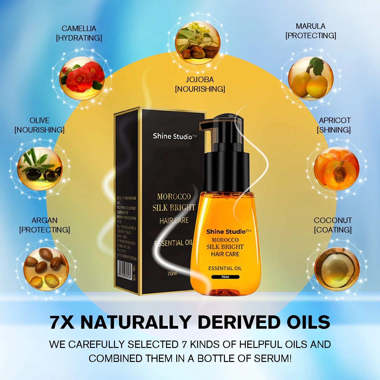 EELHOE Anti-Frizz Hair Essence for Moisturizing Care