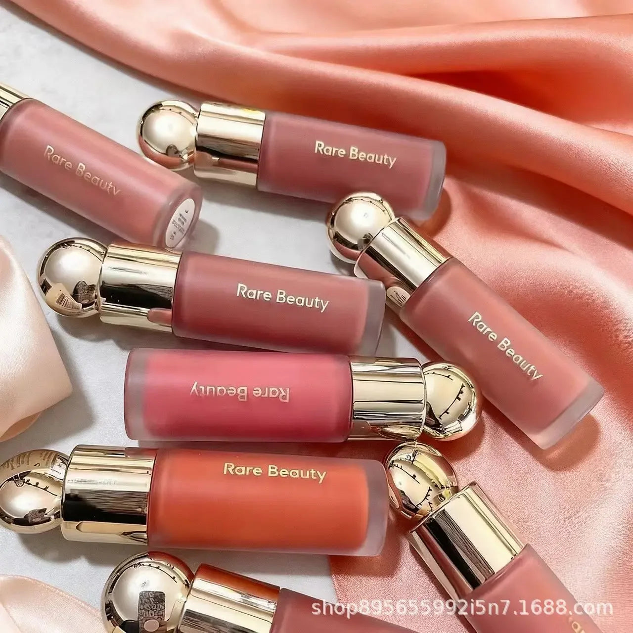 Rare beauty suave pellizco mate hinchable Cushiony crema en polvo rubor aireado y ligero suave pellizco líquido rubor Natural Flush