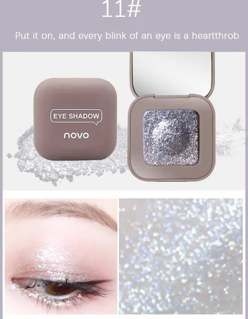 New Fingertip Eyeshadow Palette - Long-lasting Sparkle
