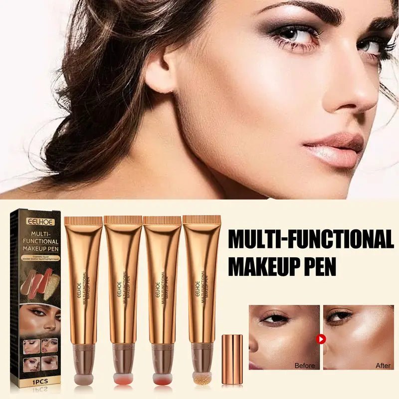 Contouring Makeup Stick with Soft Cushion Applicator